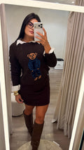 Blusao Tricô Urso