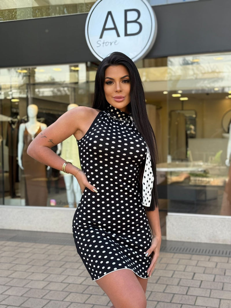 Vestido Poá
